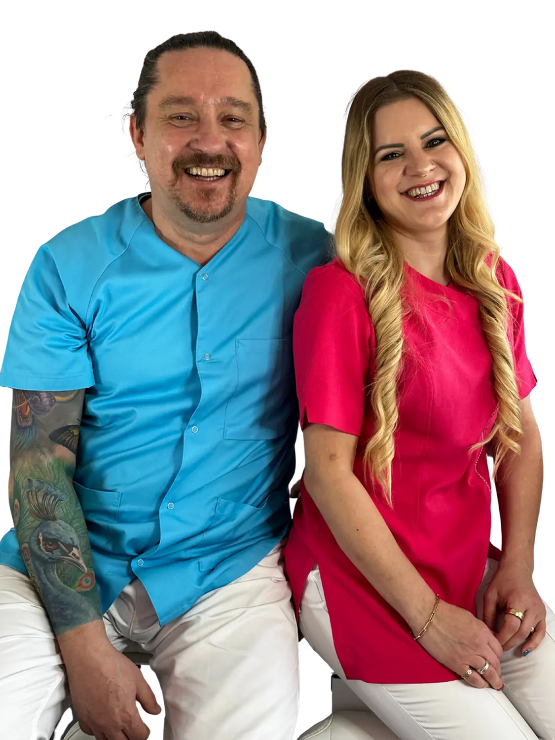 Feine Haut – Kosmetik – Katharina Patrini mit einem Mann